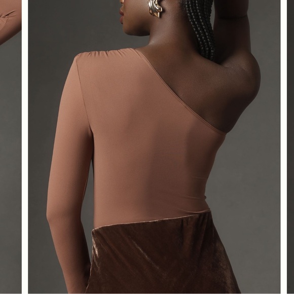 NWT one shoulder bodysuit anthro - Picture 3 of 6